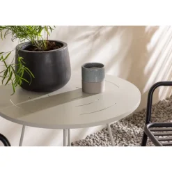 Bacong Rundt Loungesæt - Havemøbelsæt - Beige,Sort