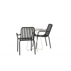 Bacong Rundt Loungesæt - Havemøbelsæt - Beige,Sort