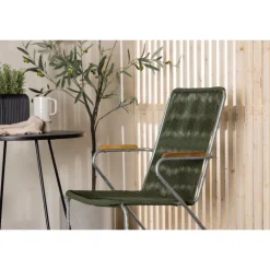 Bacong Rundt Loungesæt - Havemøbelsæt - Sort,Grøn