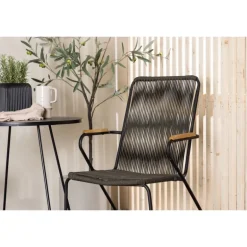 Bacong Rundt Loungesæt - Havemøbelsæt - Sort