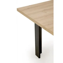 BAGIO Spisebordmedudtræk, Artisan Eg / Sort