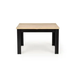 BAGIO Spisebordmedudtræk, Artisan Eg / Sort