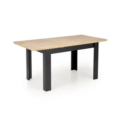 BAGIO Spisebordmedudtræk, Artisan Eg / Sort