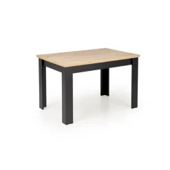 BAGIO Spisebordmedudtræk, Artisan Eg / Sort