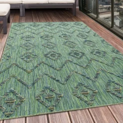 Bahama Udendørs tæppe Boho - Grøn