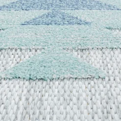 Bahama Udendørs Tæppeløber Geometrisk - Blå