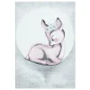 Bambi Børne Tæppeløber Rådyr - Pink