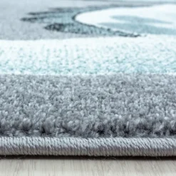 Bambi Rund Børnetæppe Dinosaur - Blå