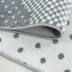 Bambi Rund Børnetæppe Sky - Pink