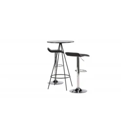 Bar sæt Bistro med stole Jonna - Sort