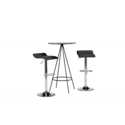 Bar sæt Bistro med stole Jonna - Sort