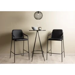 Bar sæt Bistro med stole Tvist - Sort