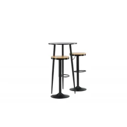 Bar sæt Plaza med stole Conway - Sort