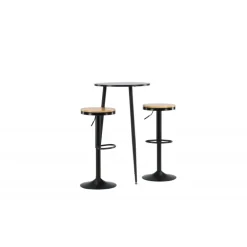 Bar sæt Plaza med stole Conway - Sort