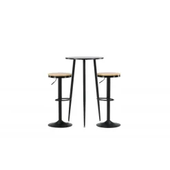Bar sæt Plaza med stole Conway - Sort