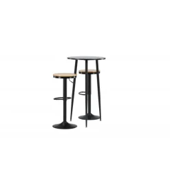 Bar sæt Plaza med stole Conway - Sort