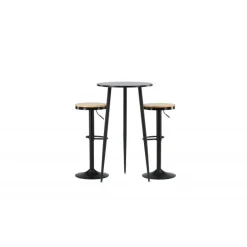 Bar sæt Plaza med stole Conway - Sort