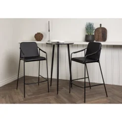 Bar sæt Plaza med stole Tvist - Sort