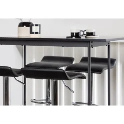 Bar sæt Rax med Spisebordsstole Jonna - Sort