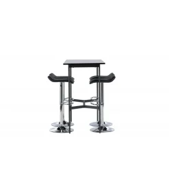 Bar sæt Rax med Spisebordsstole Jonna - Sort