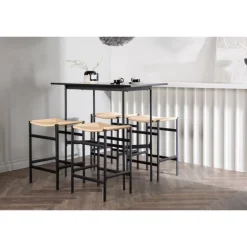 Bar sæt Rax med Spisebordsstole Polly