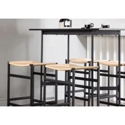 Bar sæt Rax med Spisebordsstole Polly