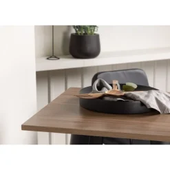 Bar sæt Tempe med Spisebordsstole Tvist - Sort og Valnød