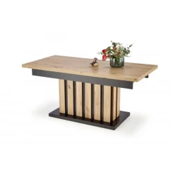 BARETTI sofabord, håndværkseg / Sort