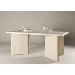 Bassholmen Spisebord 180 cm - Hvidvasket