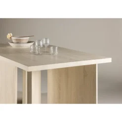 Bassholmen Spisebord 180 cm - Hvidvasket