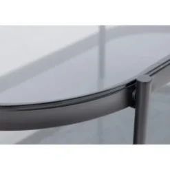 Bayonne sofabord grå glas