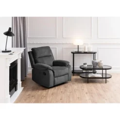 Bayonne sofabord grå glas