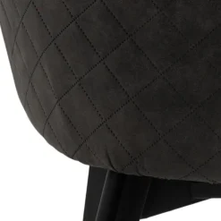 Bella spisebordsstol med armlæn grå stof