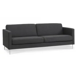 Bellahøj 3+3 Personers sofasæt - Mørkegrå antracit