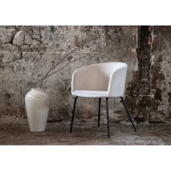 Berit Spisebordsstol - Beige og Sort