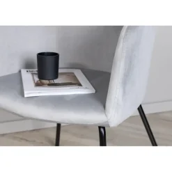 Berit Spisebordsstol - Sort og Grå