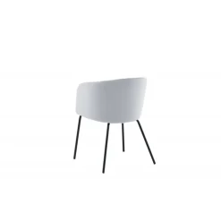 Berit Spisebordsstol - Sort og Grå