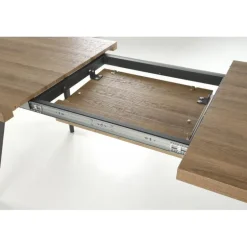 BERLIN Spisebord med indbygget butterfly 160cm kan udvides til 220cm - Honning Valnød