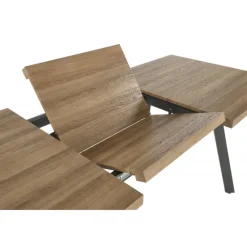 BERLIN Spisebord med indbygget butterfly 140cm kan udvides til 180cm - Honning Valnød