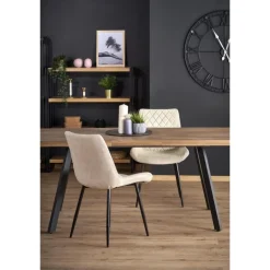 BERLIN Spisebord med indbygget butterfly 140cm kan udvides til 180cm - Honning Valnød