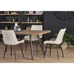 BERLIN Spisebord med indbygget butterfly 140cm kan udvides til 180cm - Honning Valnød