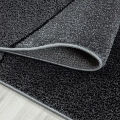 Beta Kortluvet tæppe Geometrisk - Grå