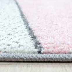 Beta Kortluvet Tæppeløber Geometrisk - Pink