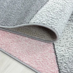 Beta Kortluvet Tæppeløber Geometrisk - Pink