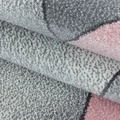 Beta Kortluvet Tæppeløber Geometrisk - Pink