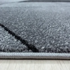 Beta Kortluvet Tæppeløber Geometrisk - Grå