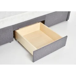 BETINIA 160x200 seng med skuffer til opbevaring - Grå