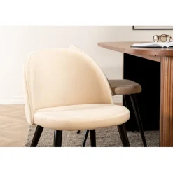 Bianca Oval Spisestuesæt - Sort