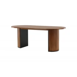 Bianca Ovalt spisebord - Natur