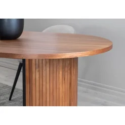 Bianca Ovalt spisebord - Natur